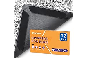 ZONGOOL 12 PCS Rug Tape for Hardwood Floors