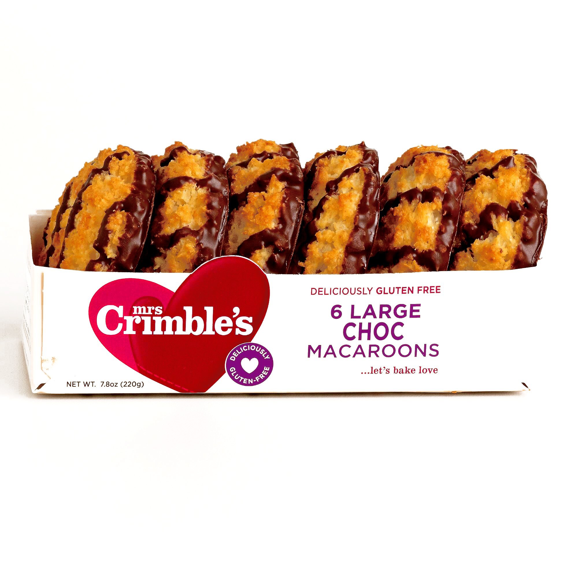 Mrs. Crimble's Chocolate Macaroons 7.8 oz each (2 Items Per Order)