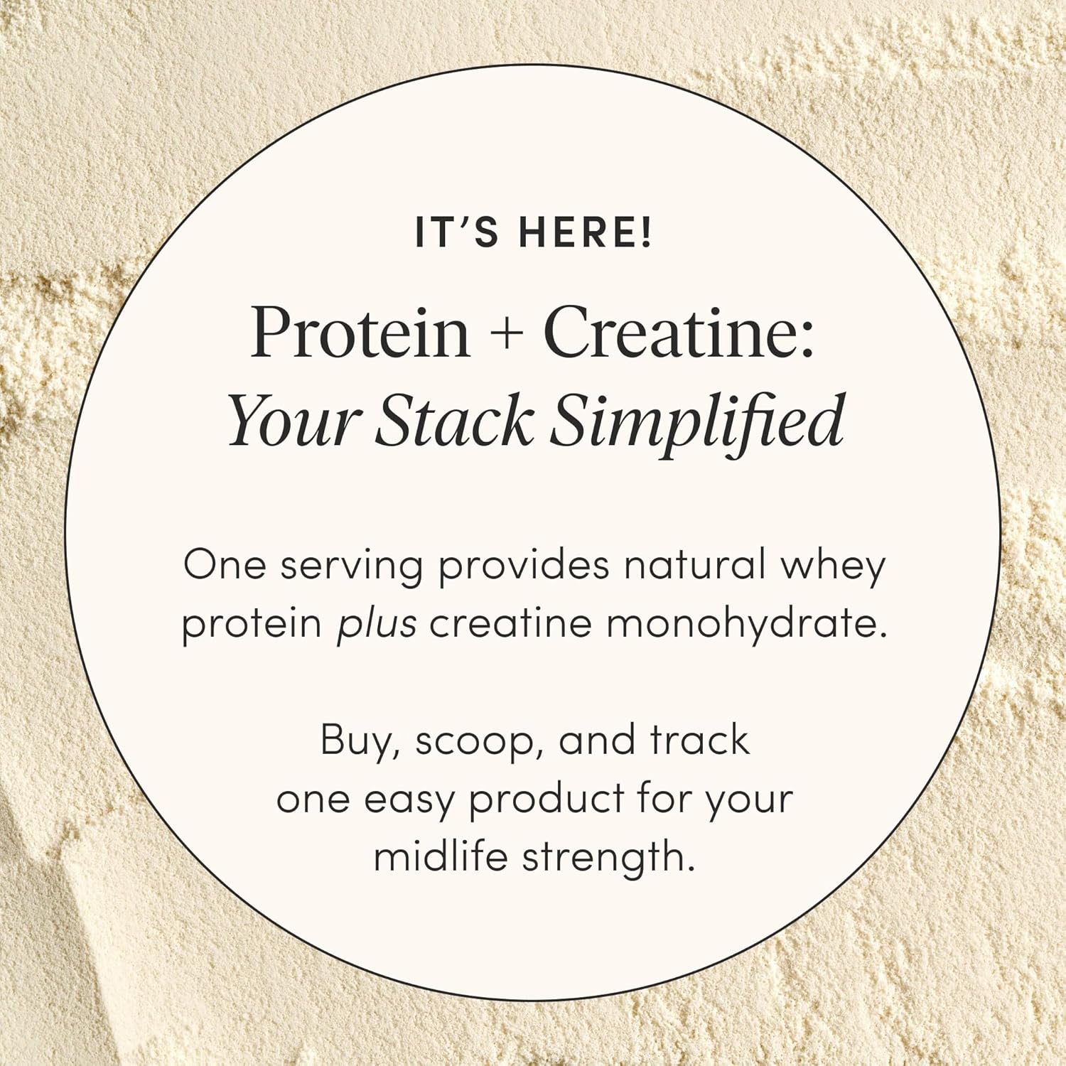The 'Pause Life Protein + Creatine, Made with Creavitalis Creatine Monohydrate, Whey Protein, & BCAAs for Men and Women, Gluten Free, Low Sugar, Non GMO, Vanilla Flavor, 14 Servings, 17.8 oz