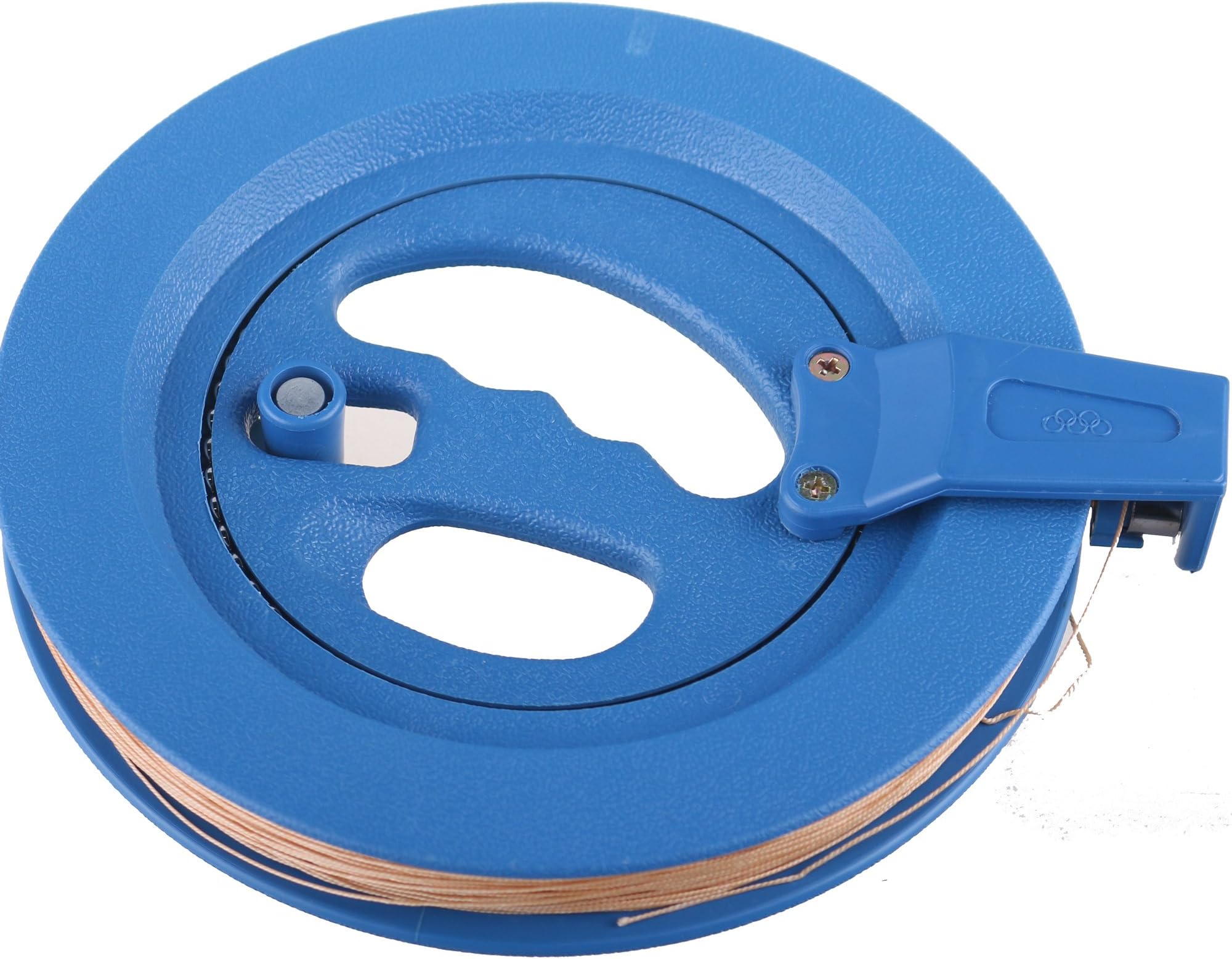 PMLAND Professional 7.5 Inch Kite String Reel with 200m Flying Line String and Lock (Blue)