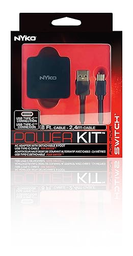 Miniatura 5 de Nyko Switch Power Kit - Portable AC Adapter for Nintendo Switch, Switch Lite, and OLED Switch - Charger Cable and Power Cord, Detachable, Compact,