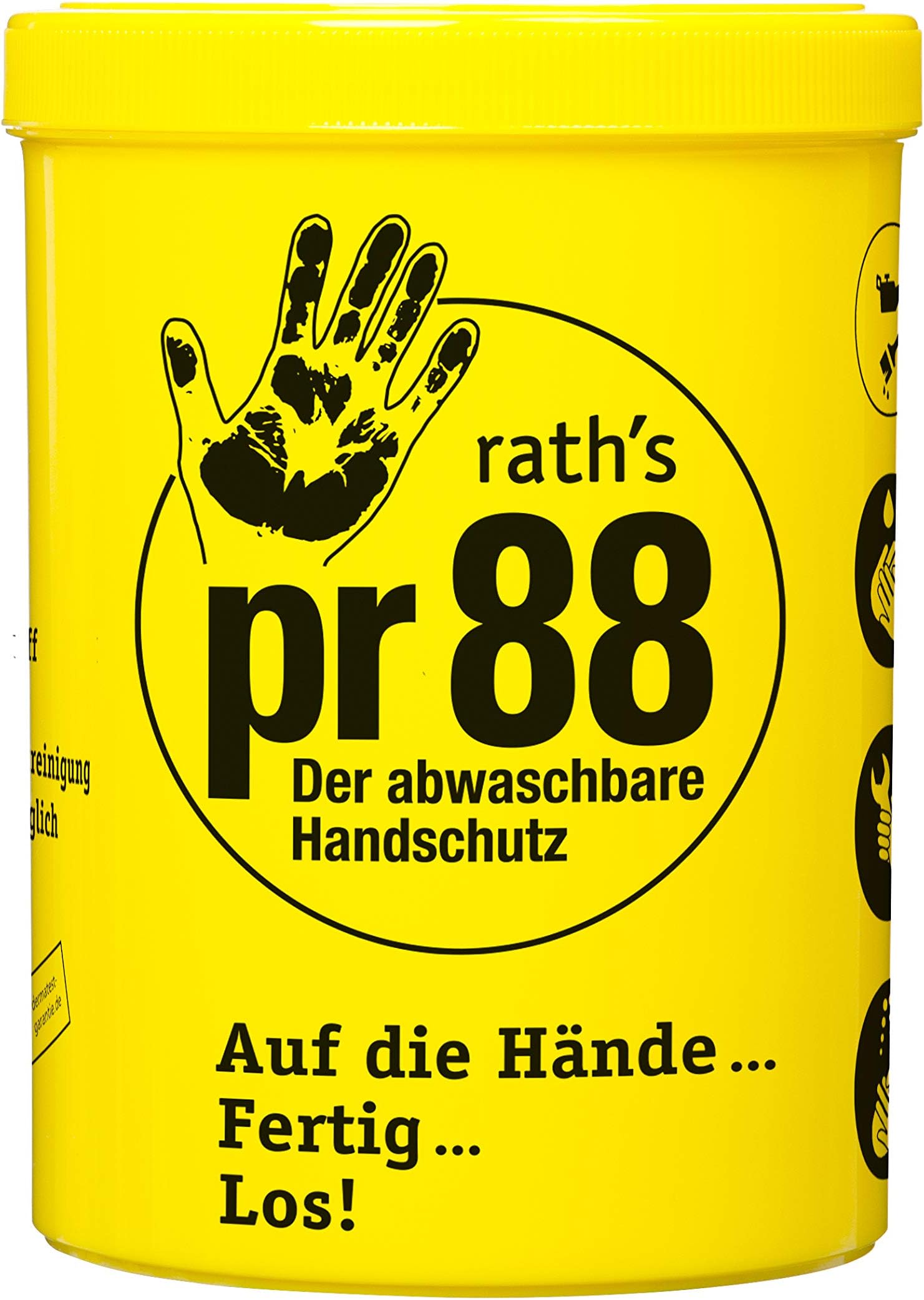 pr88 - Skin Protection Cream - facilitates Skin Cleansing for Oily, Greasy and Strongly Adhesive Dirt
