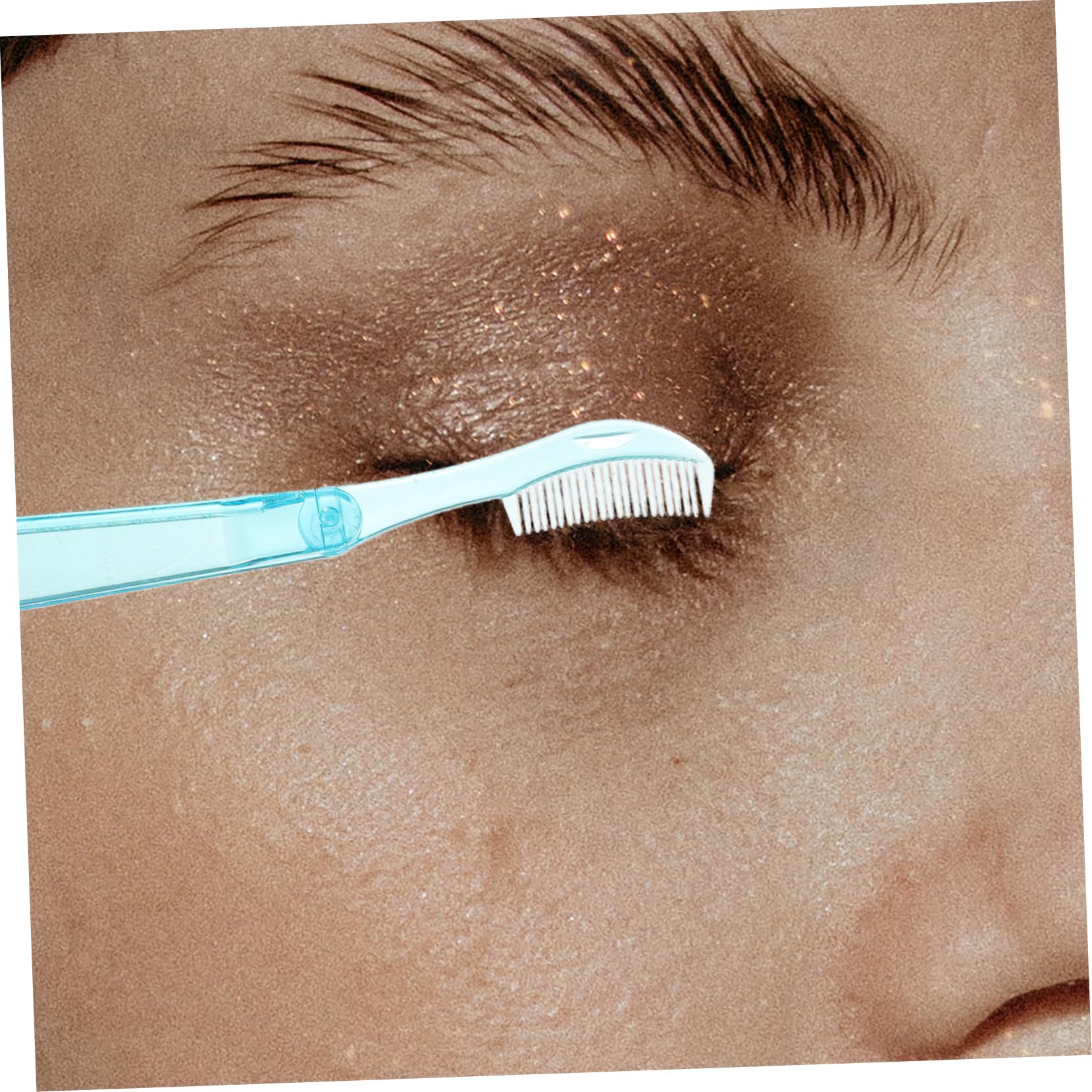 TOVINANNA Portable Eyelash Brush Comb 4pcs Disposable Lash Brush Set Eyelash Extension Tool Random Color