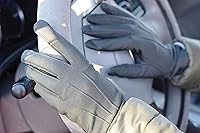 Vista 6 de isotoner womens Spandex Cold Weather Stretch Gloves With Warm Fleece Lining