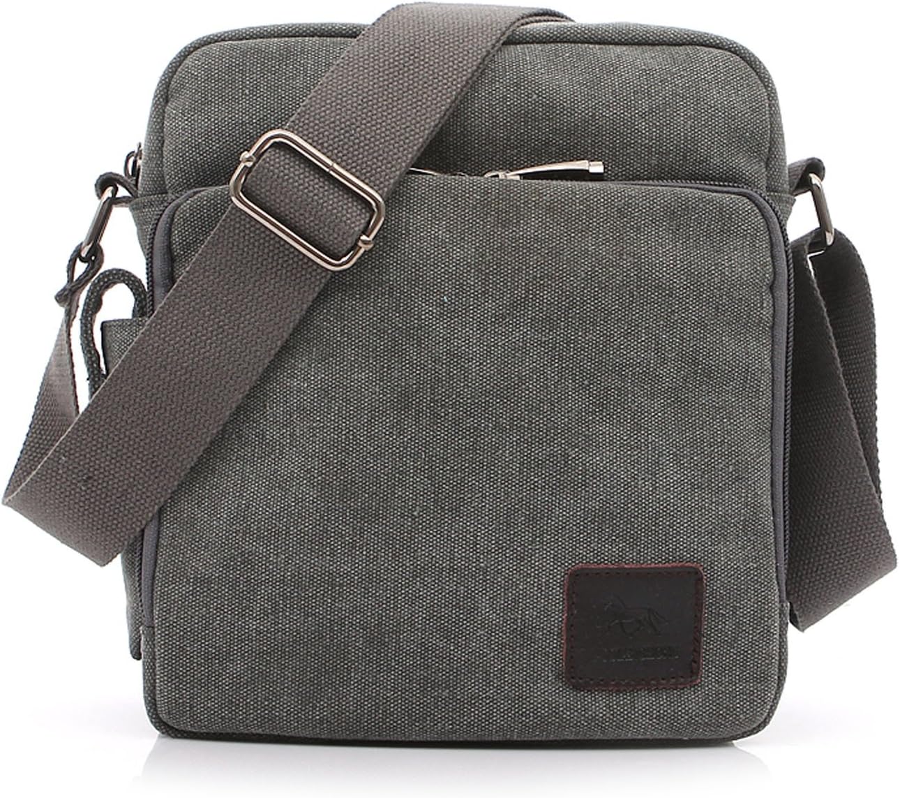 MeCooler Men's Canvas Shoulder for Travel Messenger Crossbody Outdoor Sports Over Shoulder Military Overnight Casual Cross Body Side Gym Pack Bag
