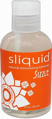 Sliquid Naturals Sizzle Added Sensations Waming Lubricante 4.2 Oz