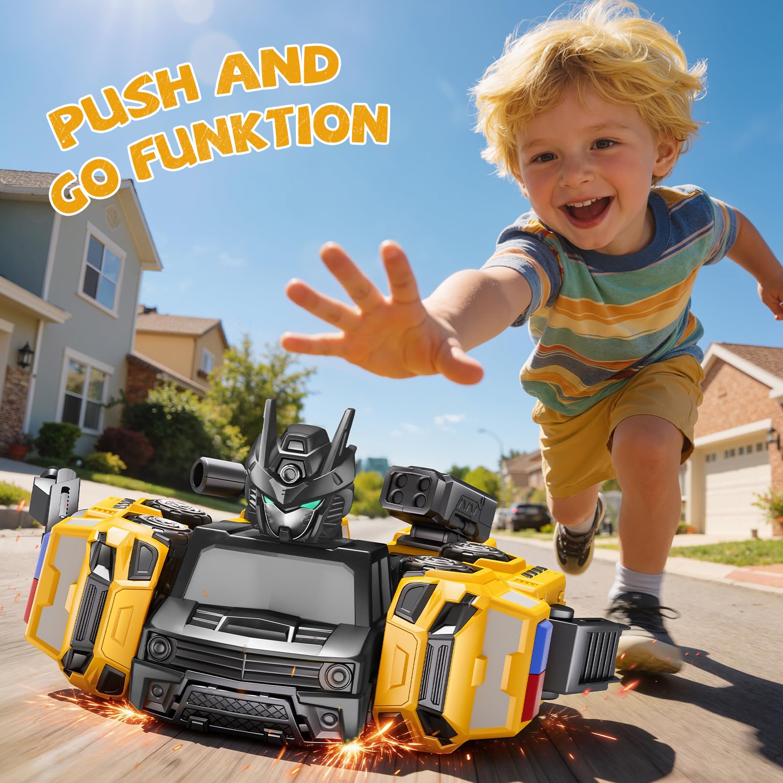 5 in 1 Robot Magnetico Regali per 3 4 5 6 Anni Ragazzi Bambini Assemblaggio Facile Fai da te Trasformare Giocattoli camion per ragazzi Bambini