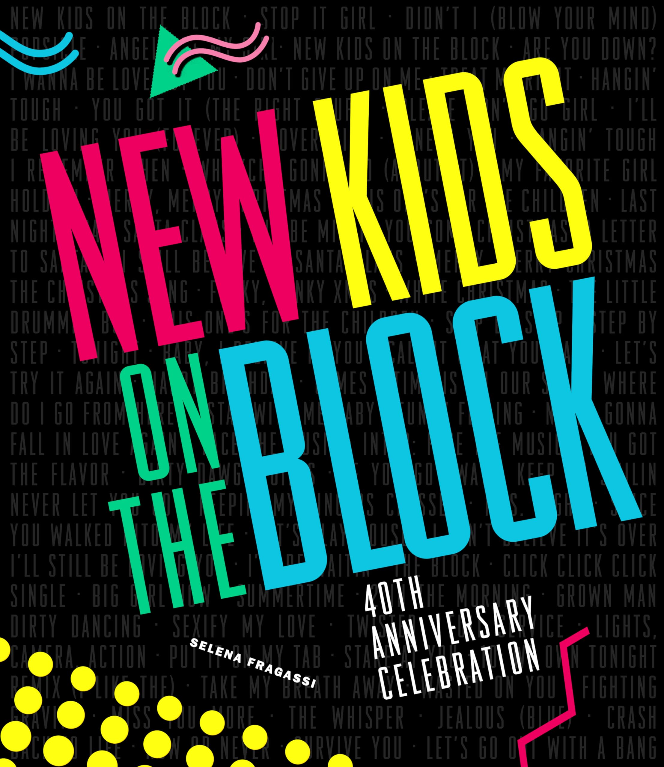 New Kids on the Block 40th Anniversary Idée Cadeau Idéal Fan Années 90