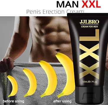 Cream XXL 50 ml - Massage Gel for Men for Care & Wellness - Intimate Cream for a Nourished Feel - Gel for Use with Pump & Extender