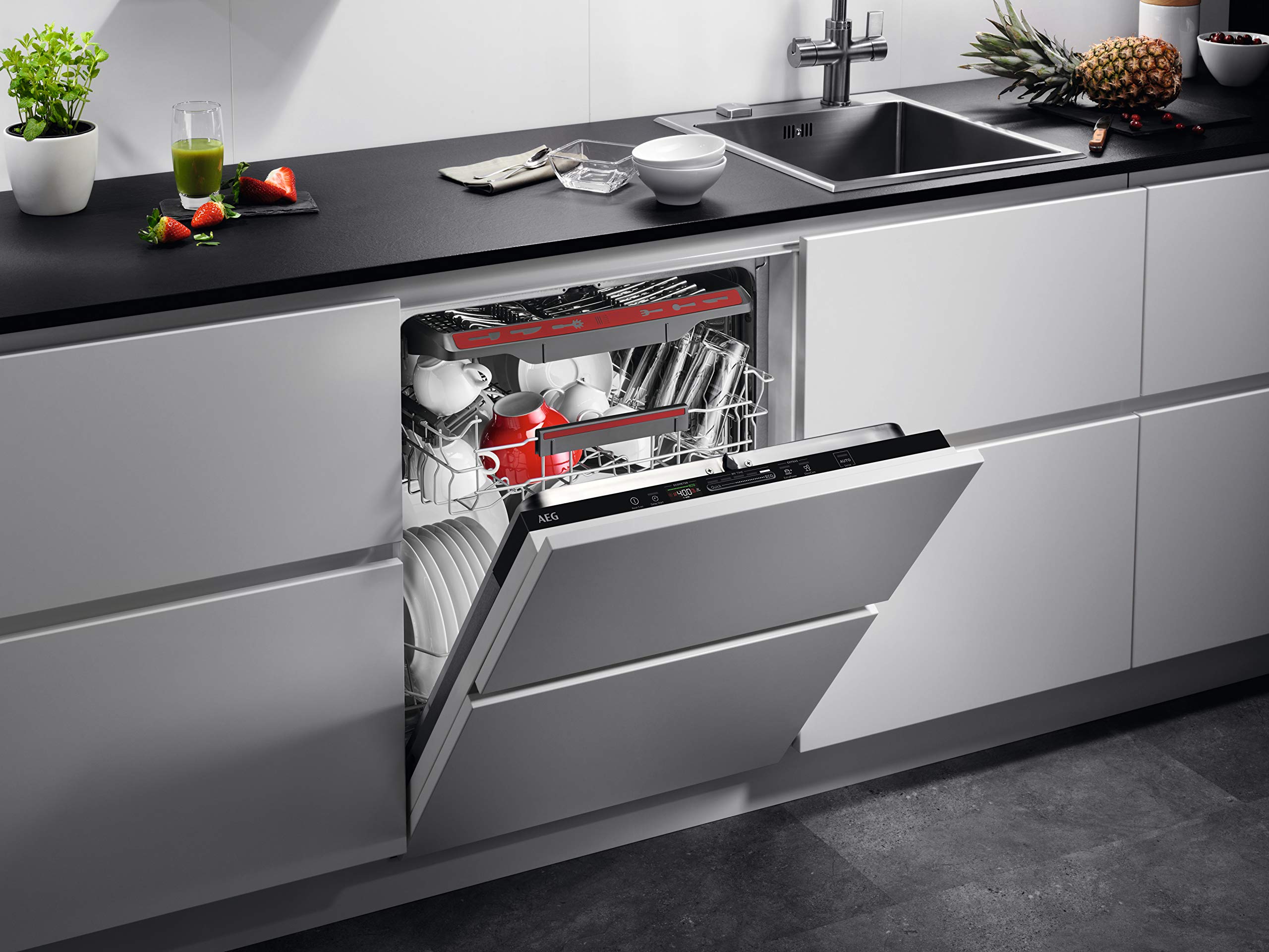 AEG FSB53907Z Lavastoviglie Integrata Totale Proclean, 60 cm, Nera