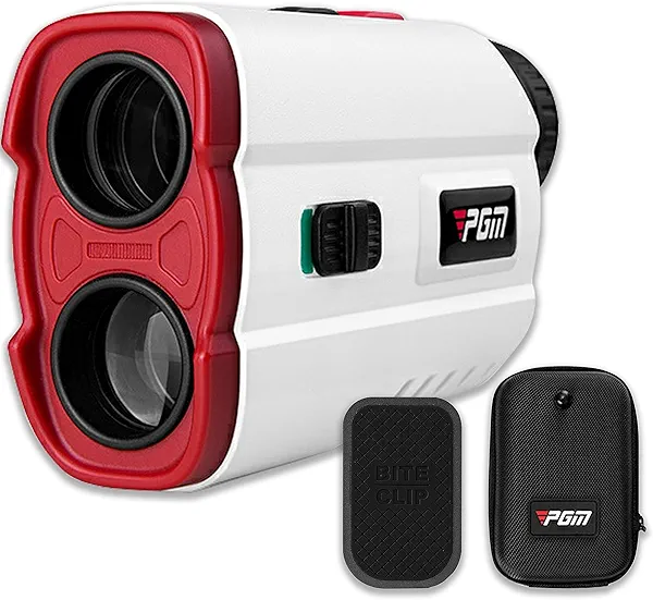PGM Golf Rangefinder with Slope, 600 Yards Golf Range Finder, 7X Magnification Laser Range Finder Golf with Distance Finder, Flag Pole Locking Vibration, Golf Gifts Accessories for Men
