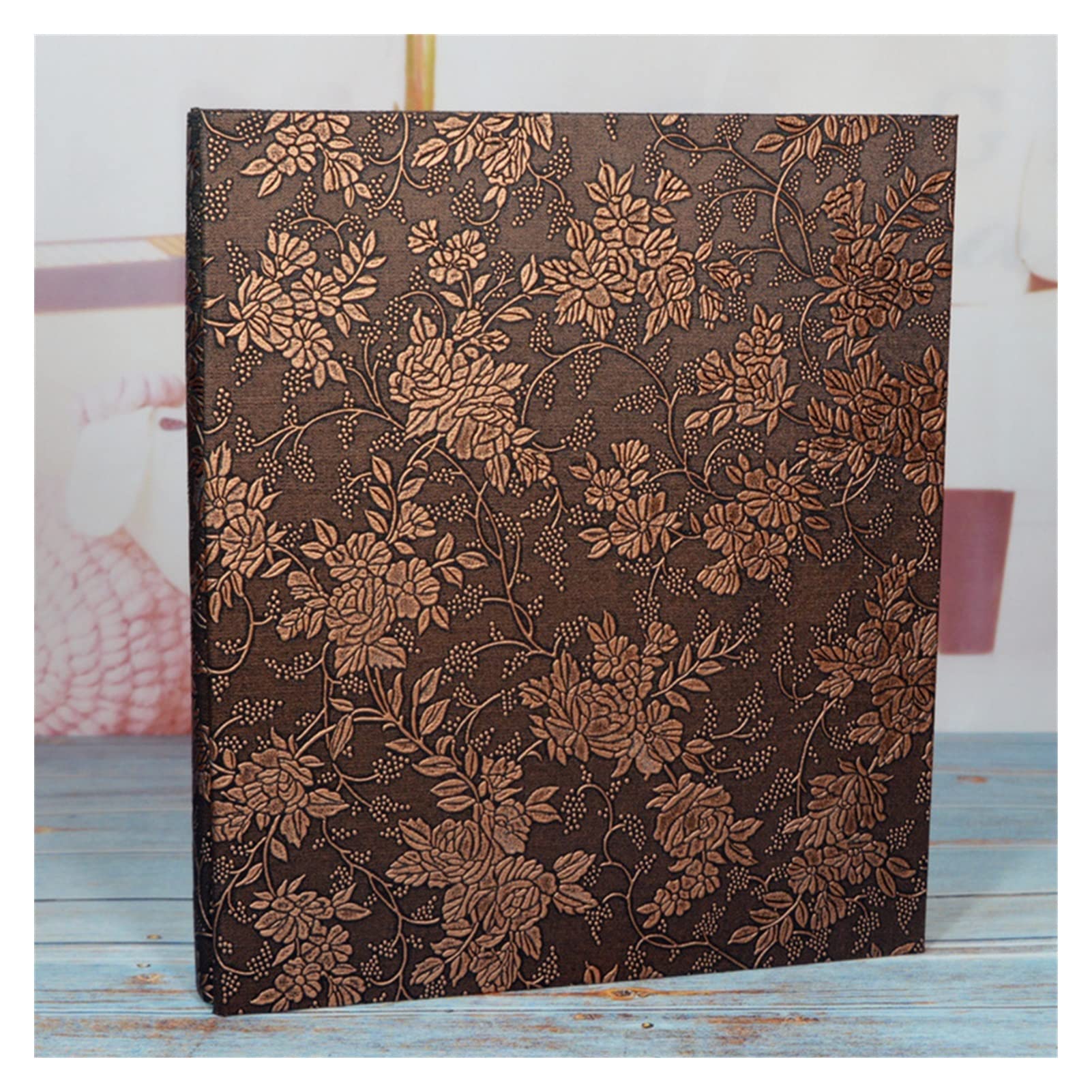 GLigeT Fotoalbum DIY. Landschaft Fotoalbum Home Decoration 600 Tasche 6 Zoll Pu. Leder Große Familie Reisen Große Kapazität Baby Interstitial Geschenk Baby Fotobuch