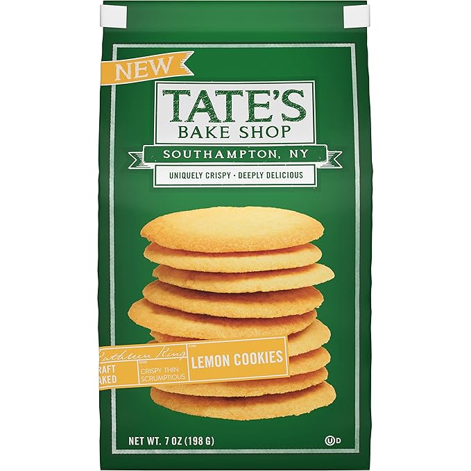 Tate's Bake Shop Lemon Cookies 7 Ounce (Pack of 1