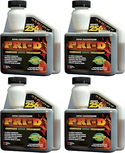 SAFECASTLE PRI-D Tratamiento diesel de combustible para lubricidad y estabilidad Mejorado rendimiento, mantenimiento y reducción de emisiones,