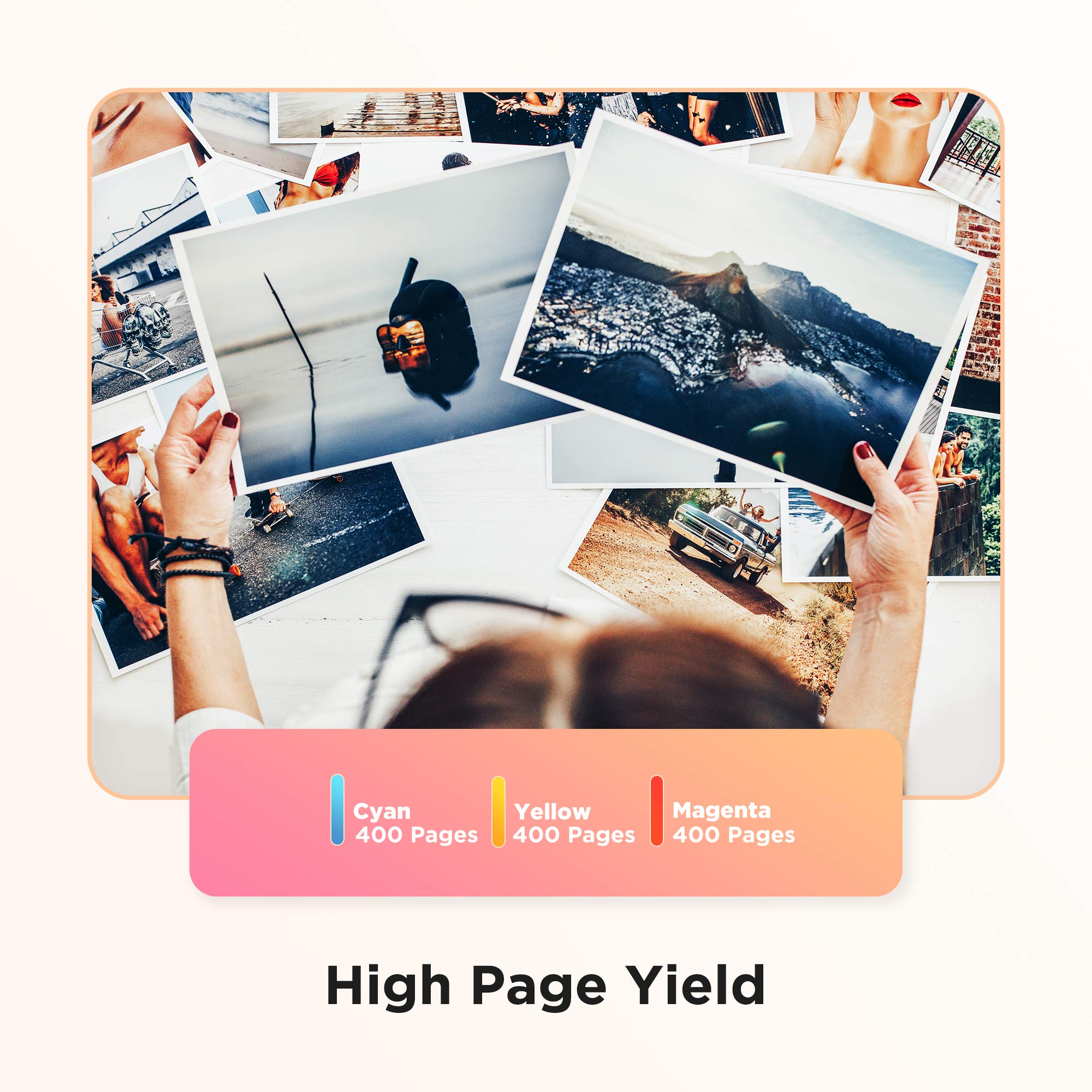 Hicorch 16XL Cartucce d'inchiostro Compatibile con Epson 16 XL per Epson WorkForce WF-2010 WF-2510 WF-2520 WF-2530 WF-2540 WF-2630 WF-2650 WF-2660 WF-2750 WF-2760 (3 Ciano,3 Magenta,3 Giallo)