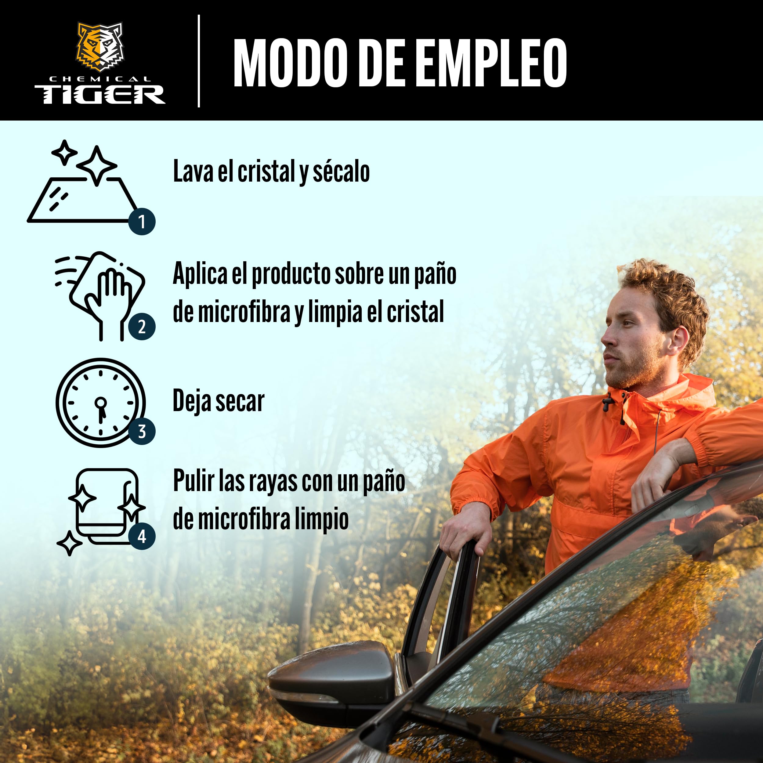 Spray antivaho para gafas, parabrisas de automóviles - Antivaho para ventanas, espejos retrovisores y laterales - Limpiador de espejos, visibilidad clara - PERFECT Antifog 500 ml