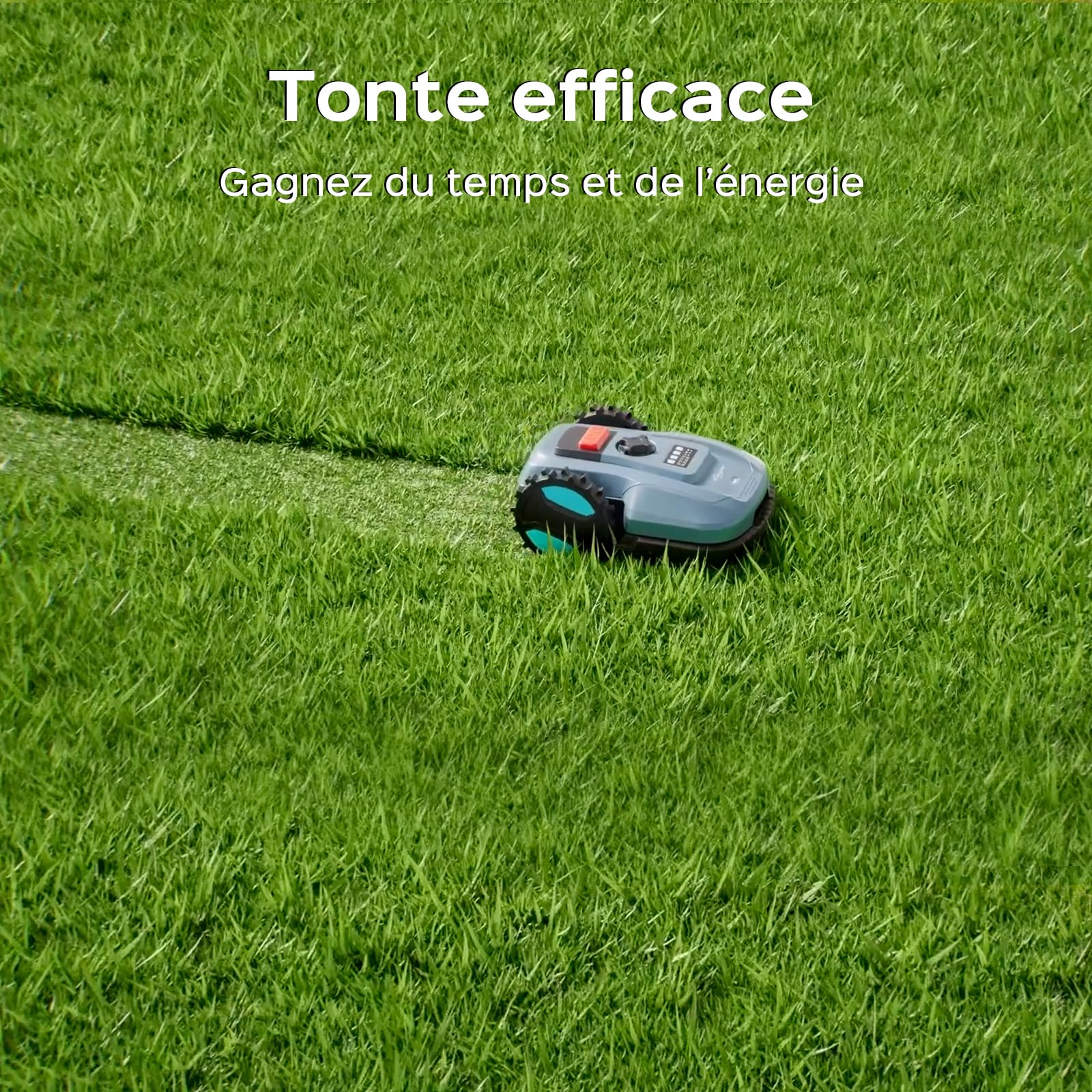 YARDCARE E400 Robot Tondeuse Contrôle Via App — vue 3