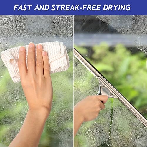 Miniatura 4 de 4 piezas de goma de repuesto para escobilla de goma de 18 pulgadas de repuesto de goma de repuesto para ventanas, vidrio, puertas de ducha