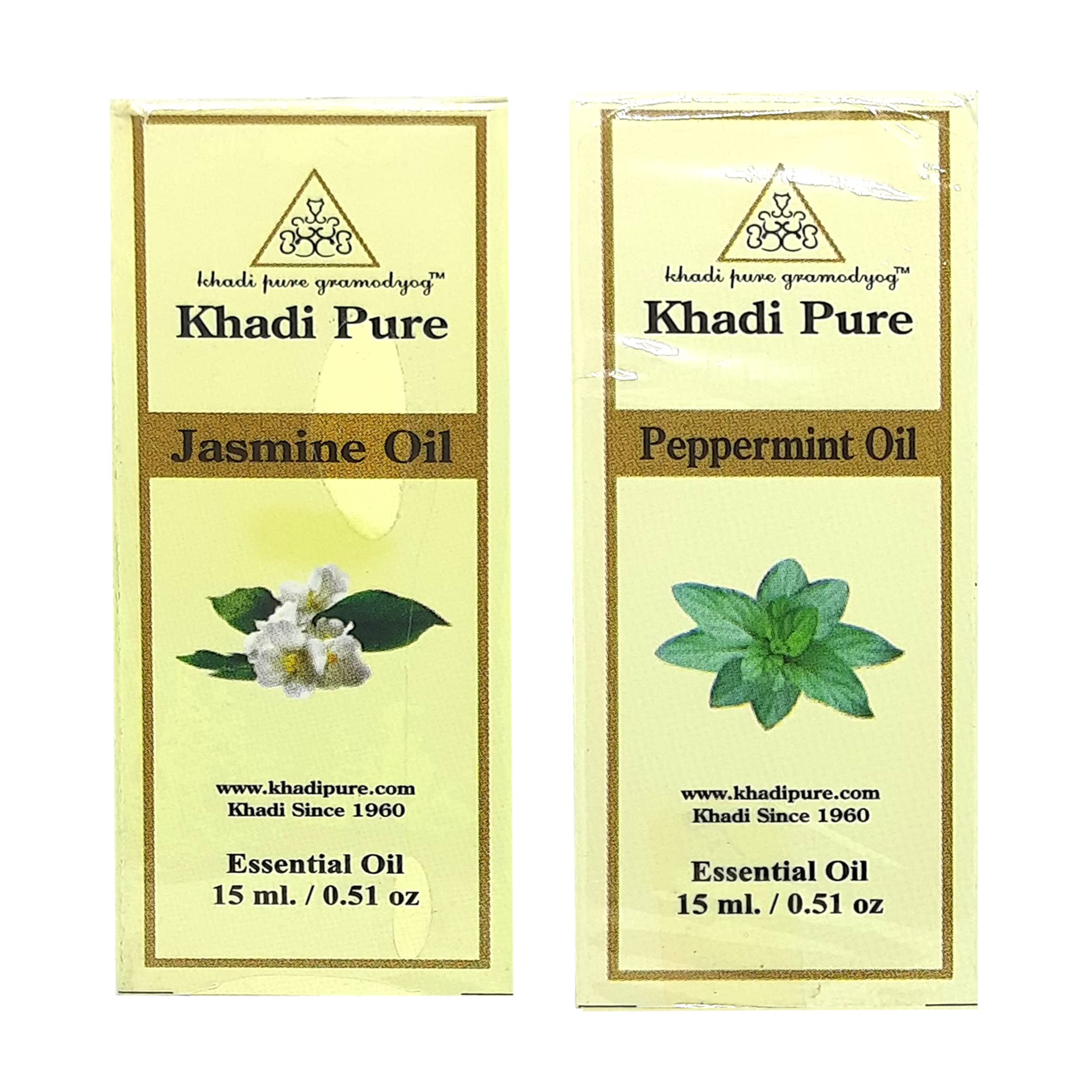 Khadi Pure Jasmine & Peppermint Essential Oil, 15 Ml (Pack Of 2)-image-13