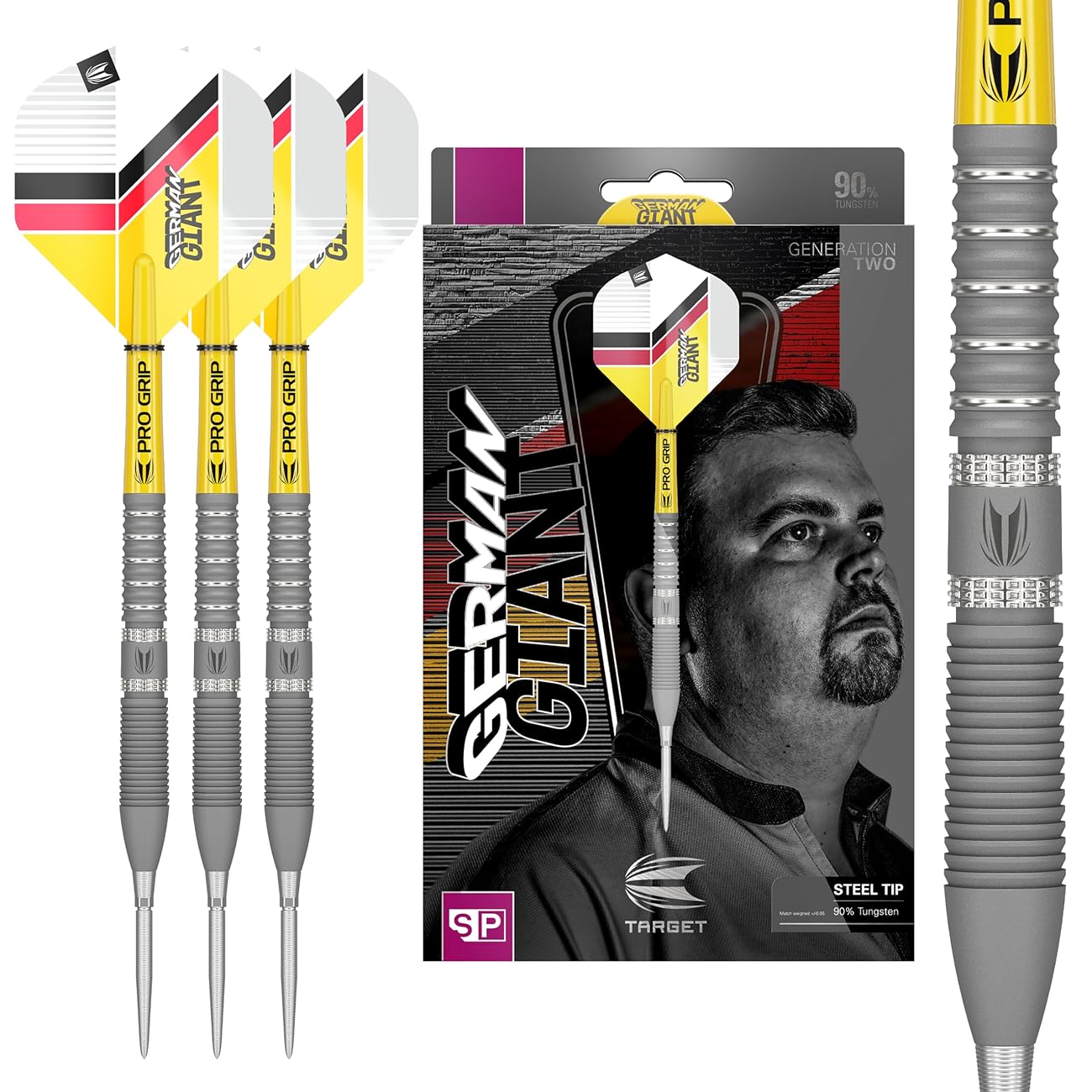 Darts product photo: Target Darts Gabriel Clemens Gen 2 23G 90% Tungsten Swiss Point Steel Tip