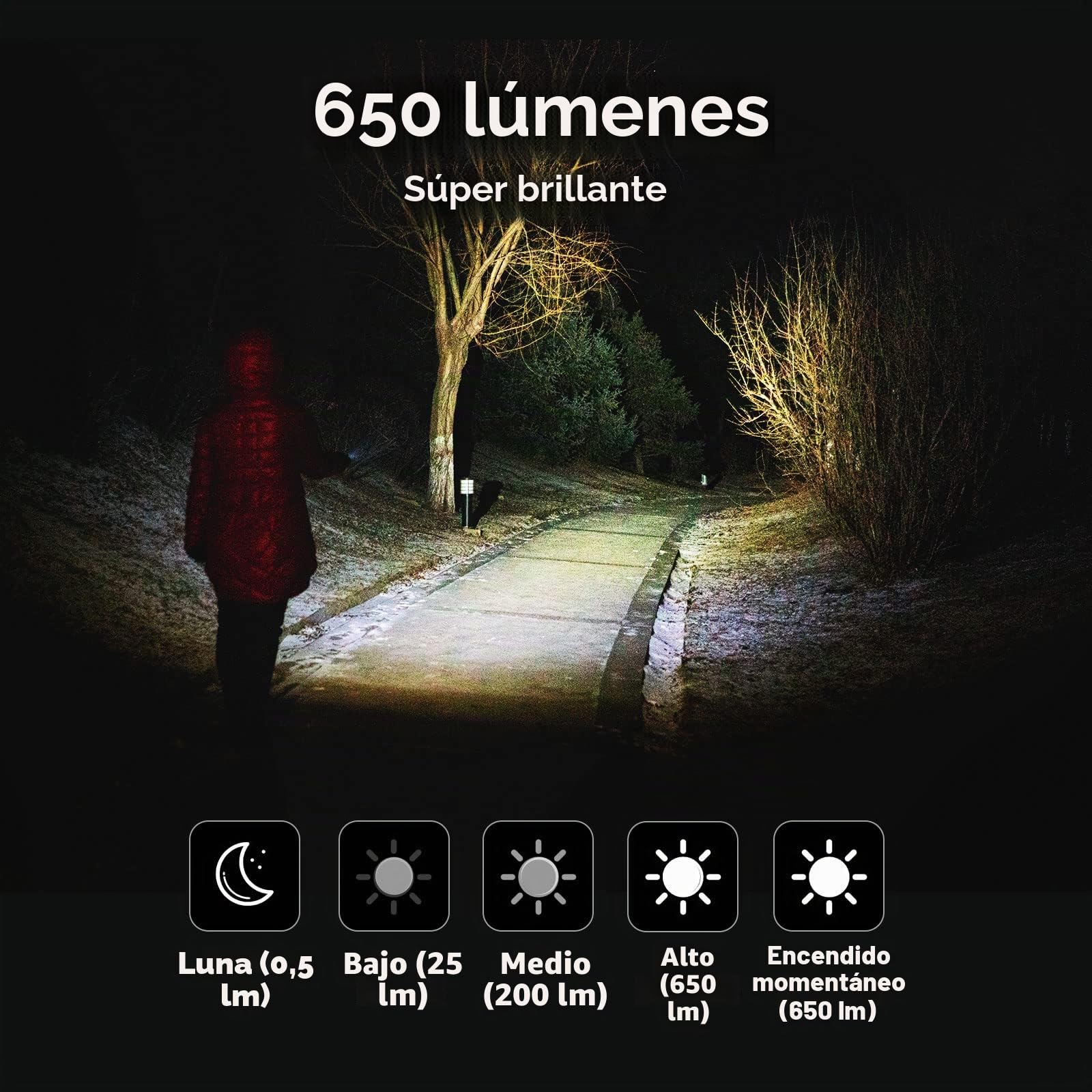 RovyVon Linterna A3 USB C recargable EDC de 650 lúmenes, súper brillante, mini llavero para llevar a diario, camping, Acción de Gracias