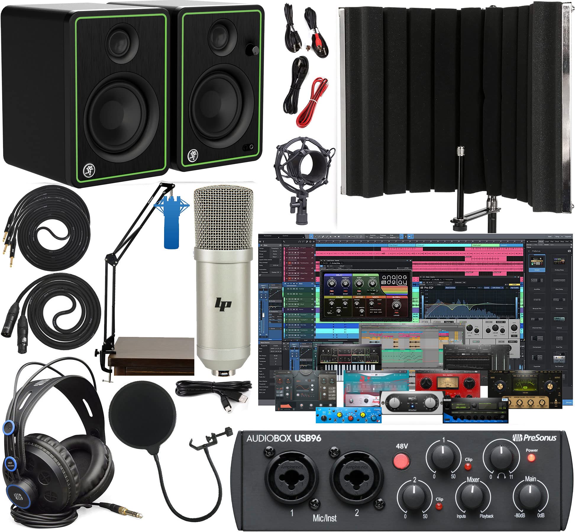 Amazon.com: PreSonus AudioBox 96 Audio Interface Full Studio