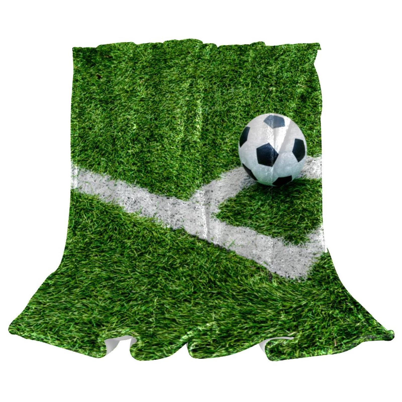 Couverture Polaire Soccer Football Plaid Canapé Lit Chambre Salon