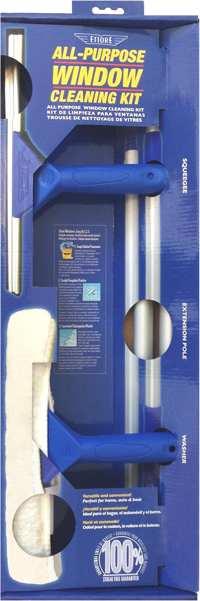 Squeegee Off Window Cleaning Kit