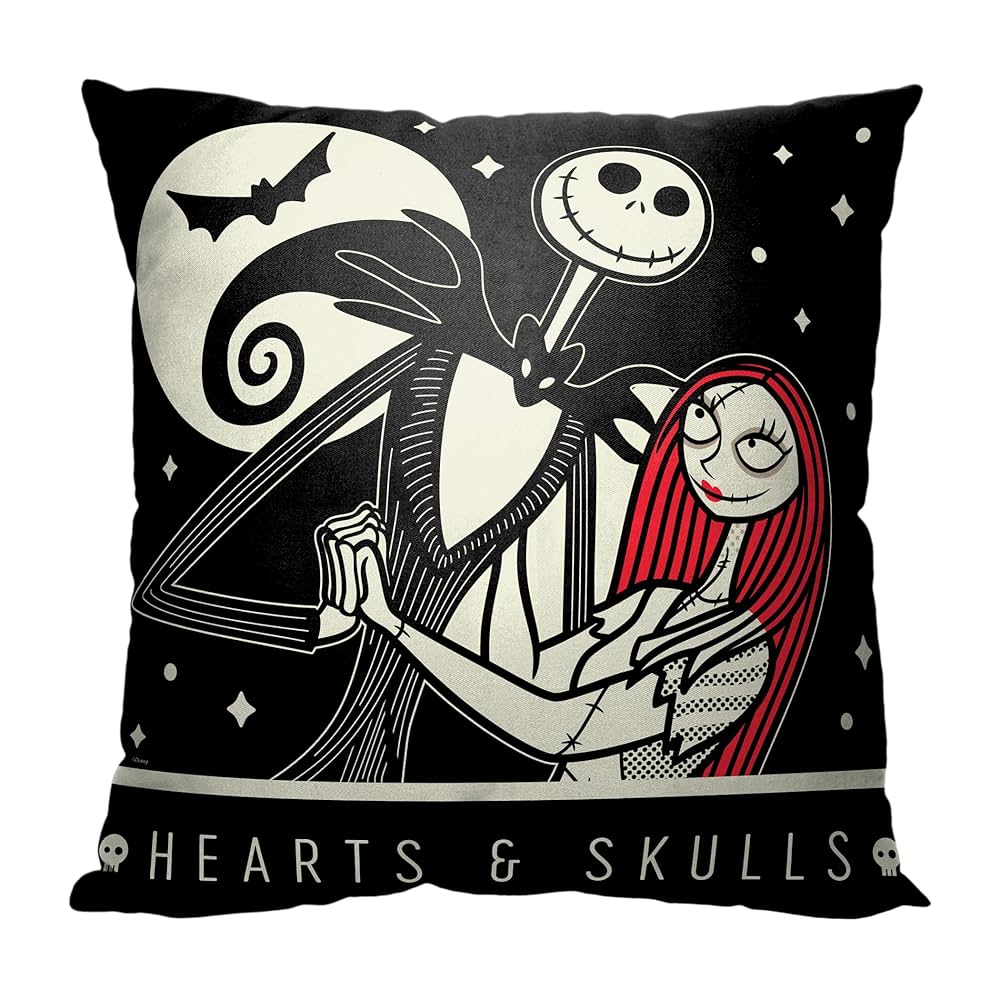 キャラクター Nightmare Before Christmas Pillow Case Amazon.com: Jay Franco Disney Nightmare Before Christmas