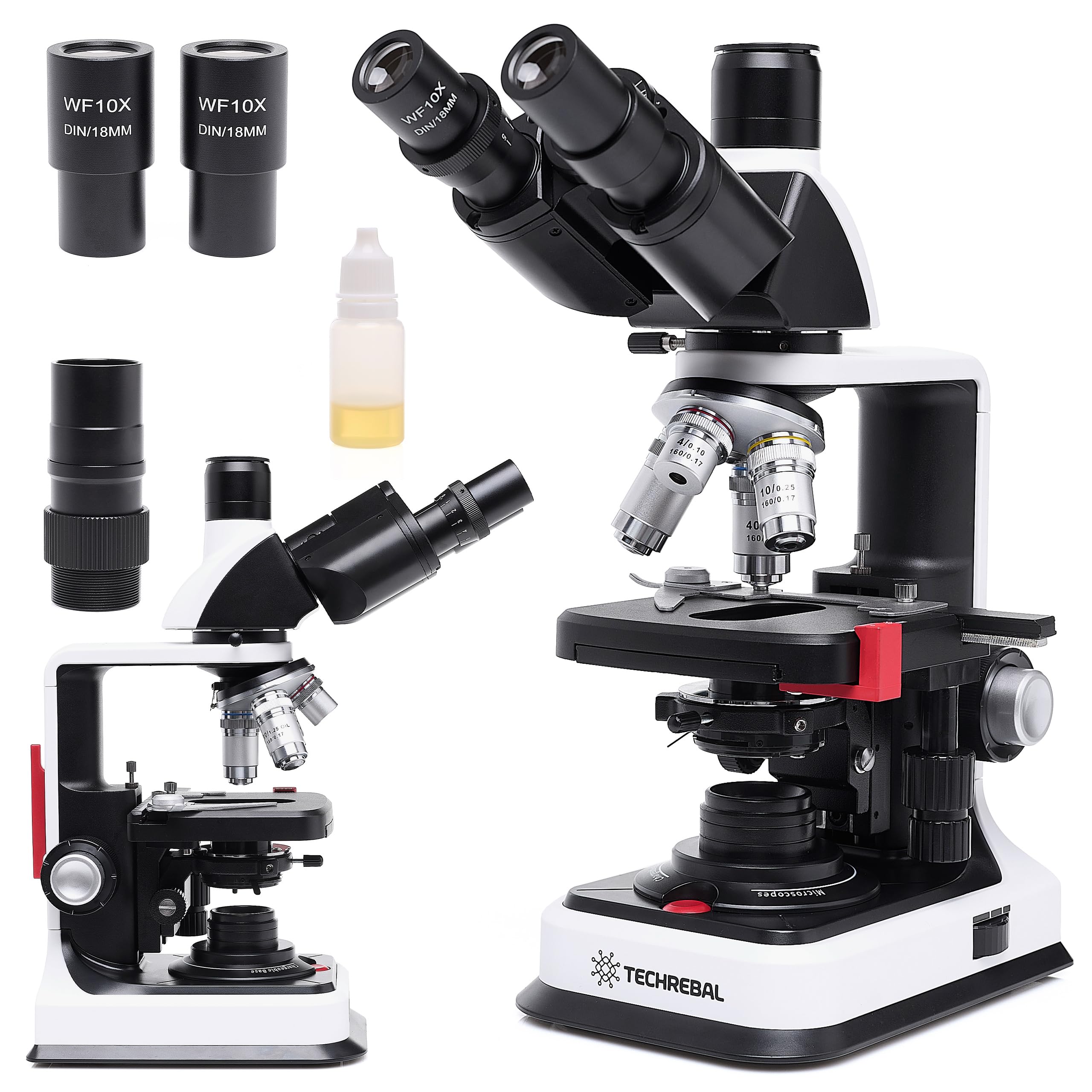 Mikroskop Biologiczny Stereoskopowy Optyczny Techrebal BioVision Pro Zoom 1000x Okular WF10x