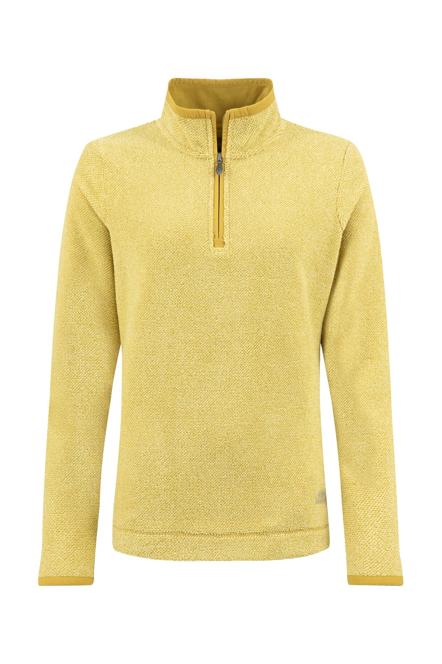 Weird Fish Women's Fleece 1/4 Zip Light Green Size 22