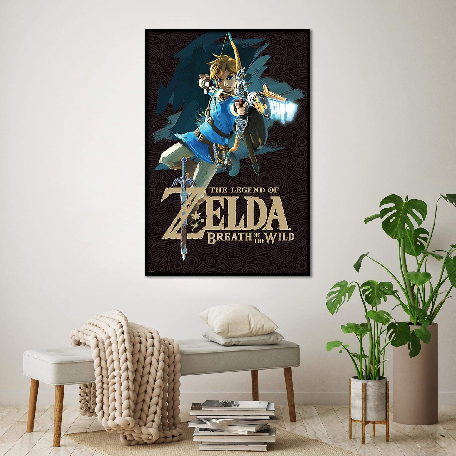 Poster The Legend Of Zelda: Breath Of The Wild - Ganon Blood Moon - Formato 61x91,5 Cm + Poster Sorpresa In Omaggio