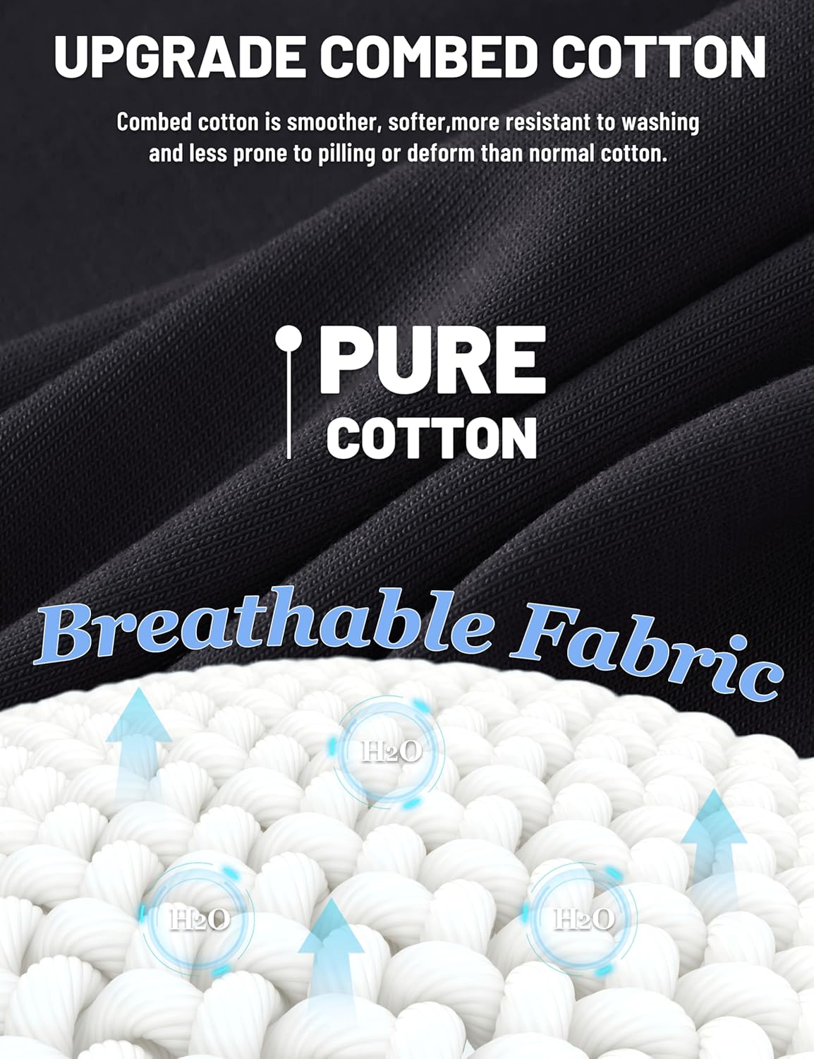 MAGNIVIT Men's Long Sleeve Cotton Shirts with Pocket Crew Neck Casual T-Shirt Regular Fit Solid Top Soft Shirt 2026 - Image 4