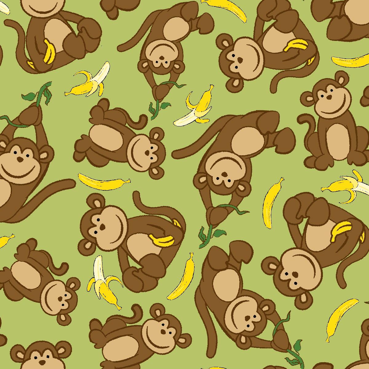 Springs Creative Products Group 1.5Yard Cut Banana Monkey