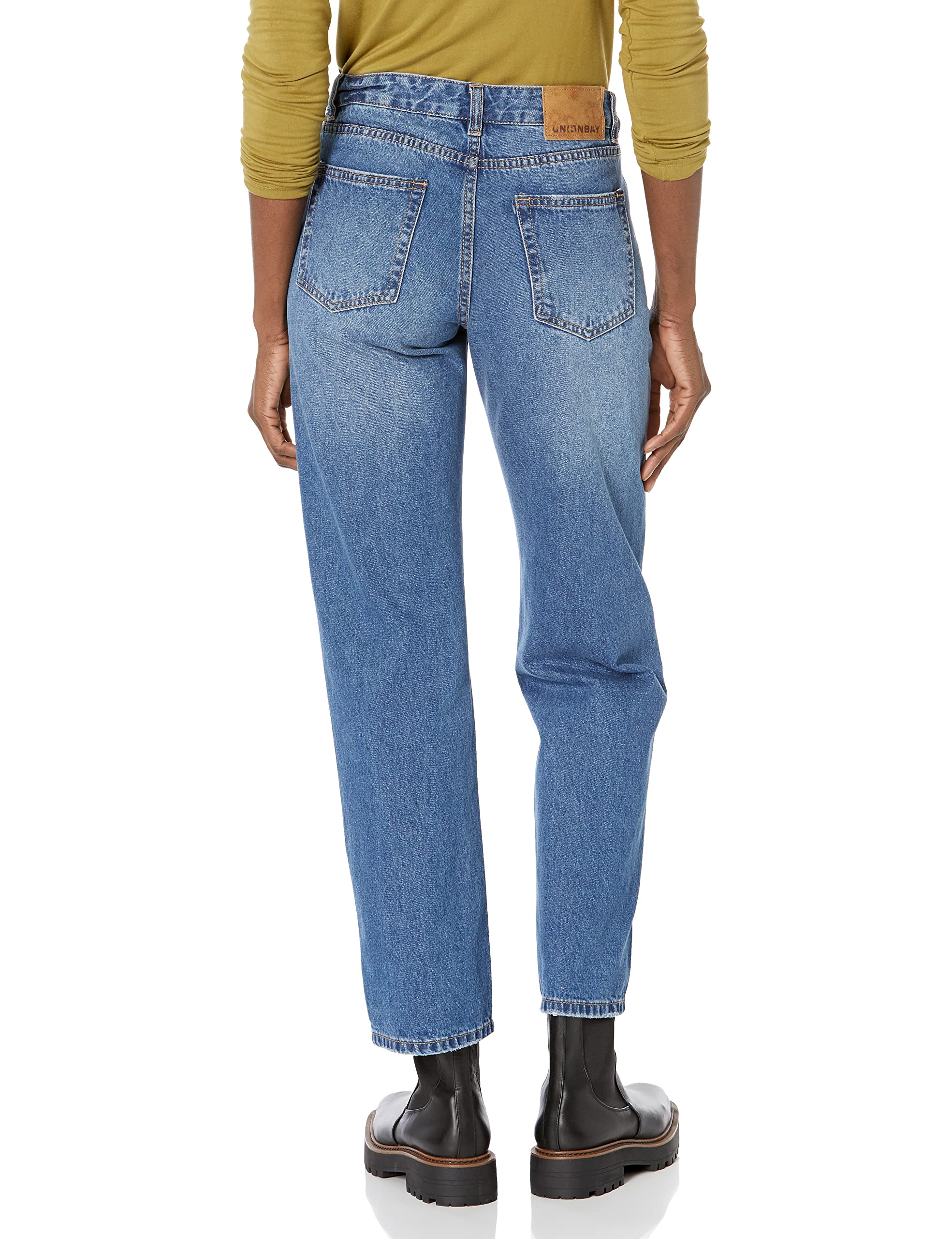 UNIONBAY Jeans de Pierna Recta de Tiro Bajo Mujer