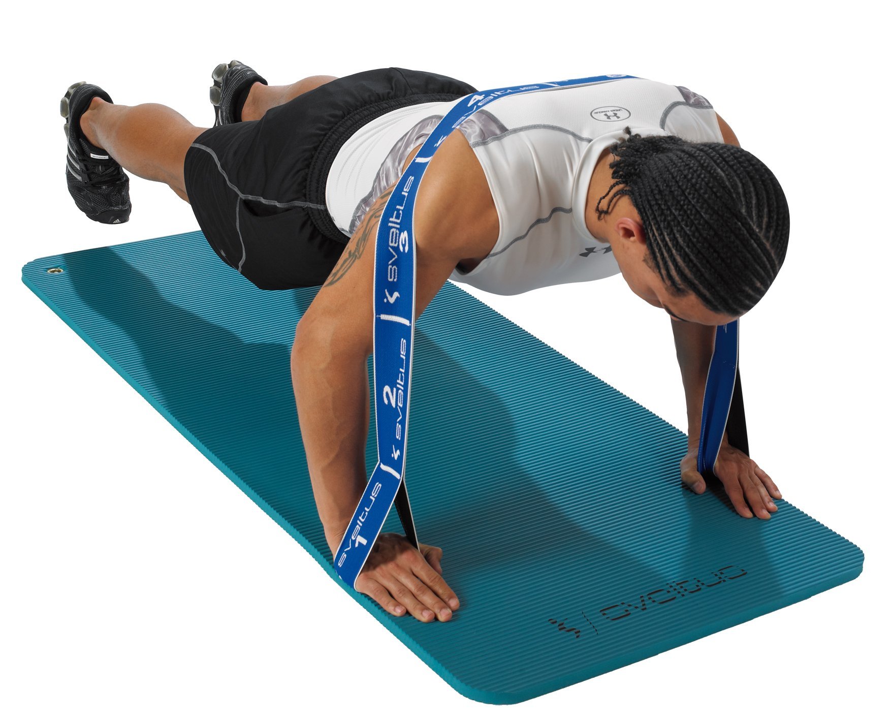 Elastiband Sveltus 20 Kg – Bleu, 80 Cm, Poignées 10 Cm, Lavable, Indéchirable
