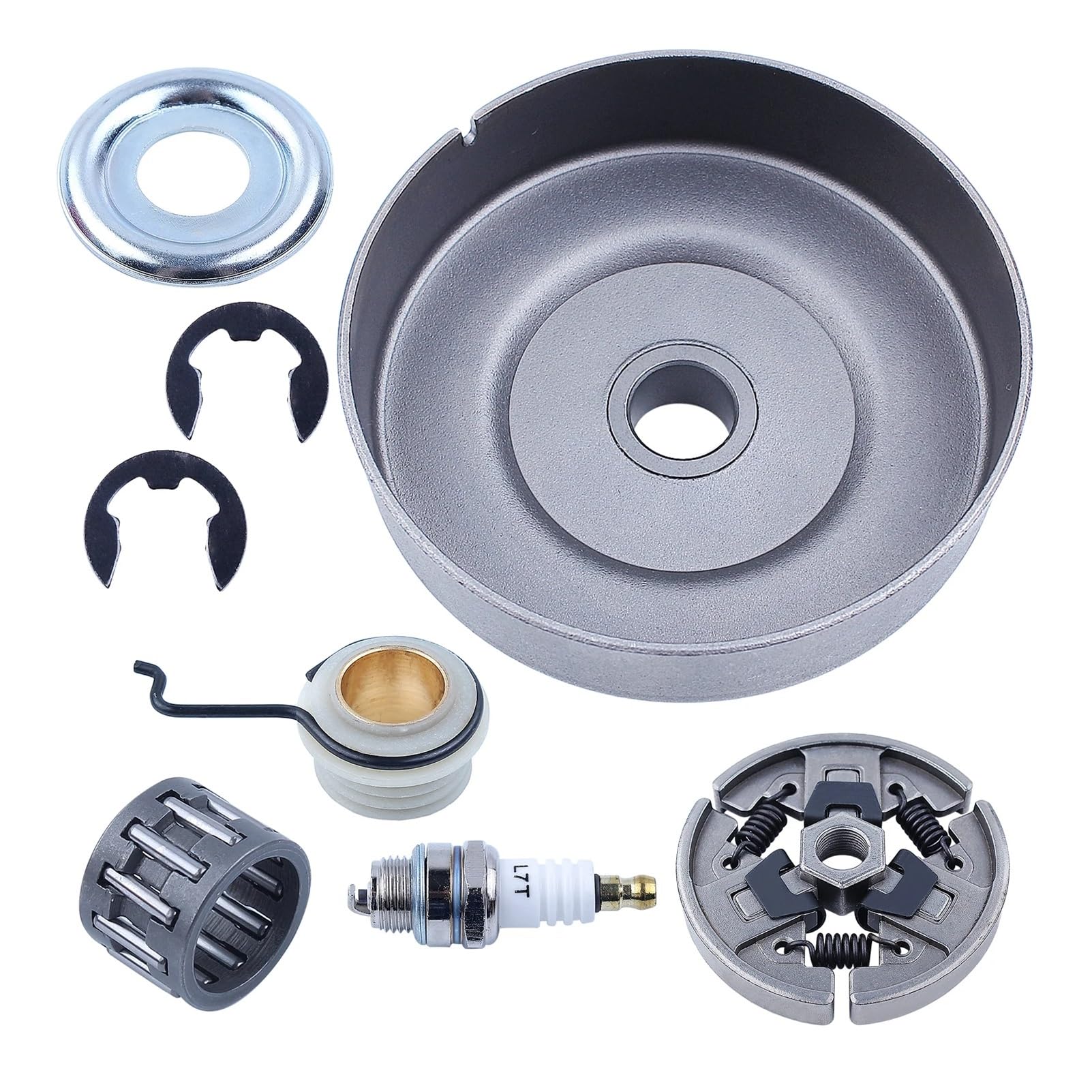 Motosierra 3/8 "7T piñón Embrague rodamiento de Agujas for MS390 MS290 MS310 029 039 Engranaje de Gusano 1125 640 2000