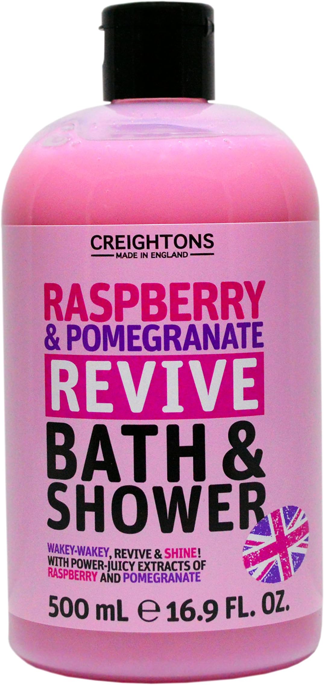 Creightons Ingredients Bath and Shower, 500 ml, Raspberry and Pomegranate