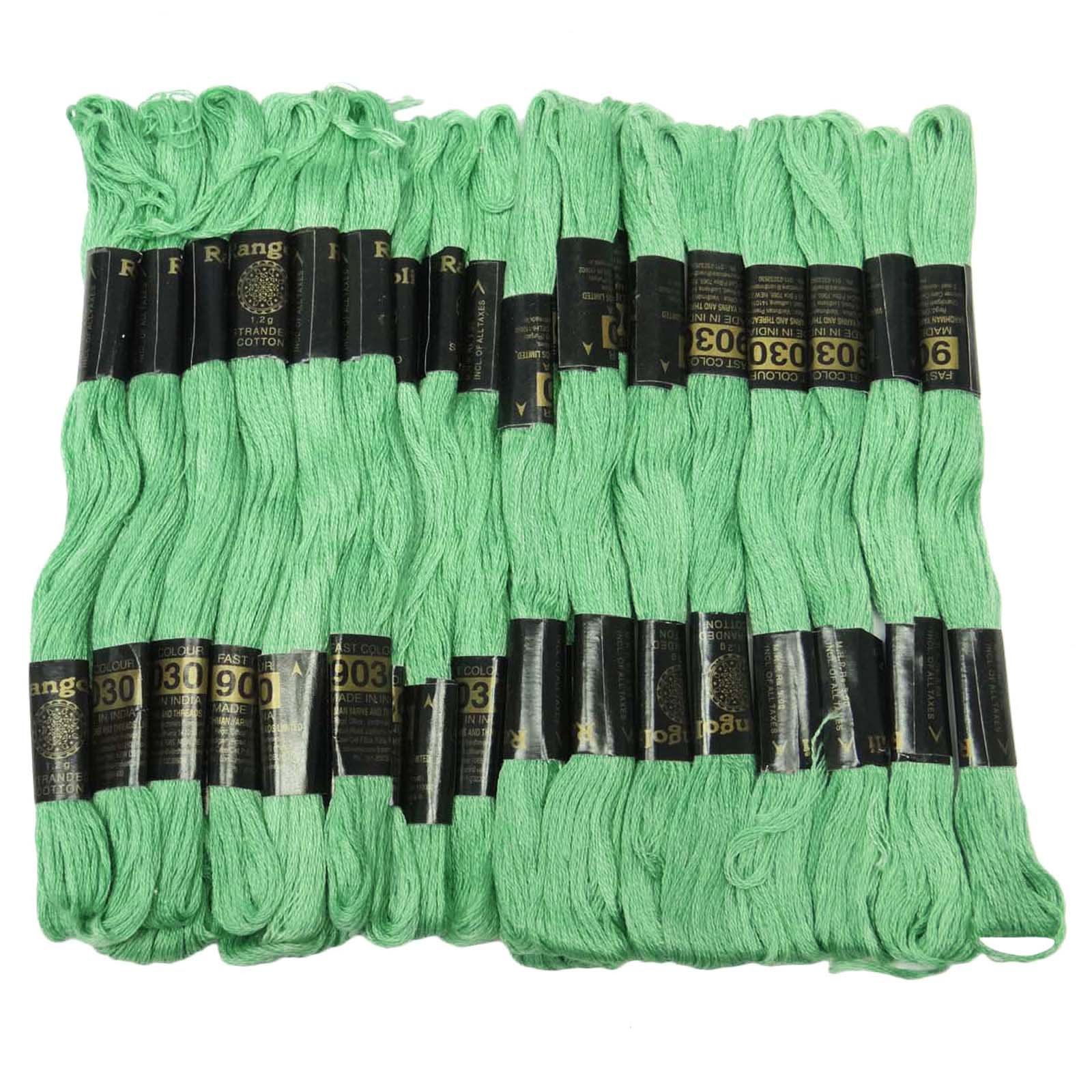 25 Pcs Cross Floss Cotton Thread Embroidery Sewing Skein Needlepoint Floss Stitch