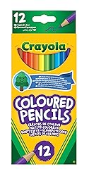 Crayola Colouring Pencils - Assorted Colours (Pack of 12) | A Must-Have for All Kids Arts & Crafts Sets | Ideal for Kids Aged 3+