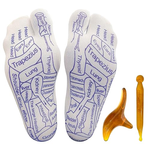 Acupressure Reflexology Socks Physiotherapy Massage Relieve Tired Feet Reflexology Socks