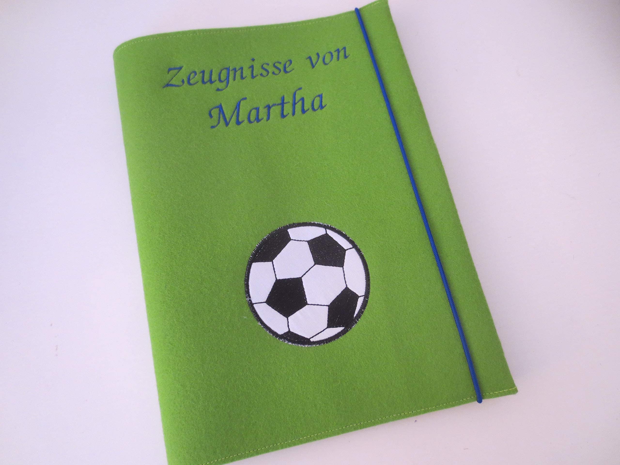Zeugnismappe Wollfilz Mappe Zeugnisse DIN A4 Grundschule Schule