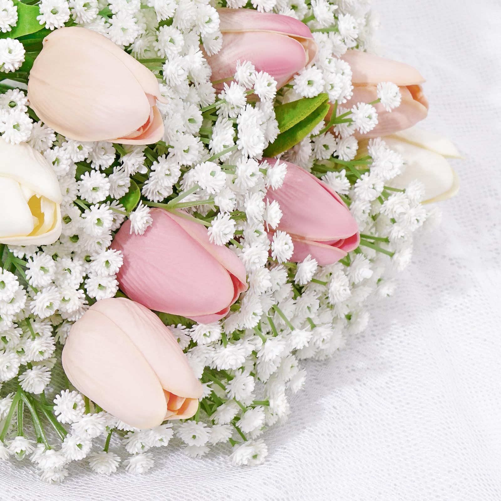 baby's breath♡プロフ要確！ Elyum 40 Pcs Babys Breath Artificial Flowers, 12.5 Inch Baby