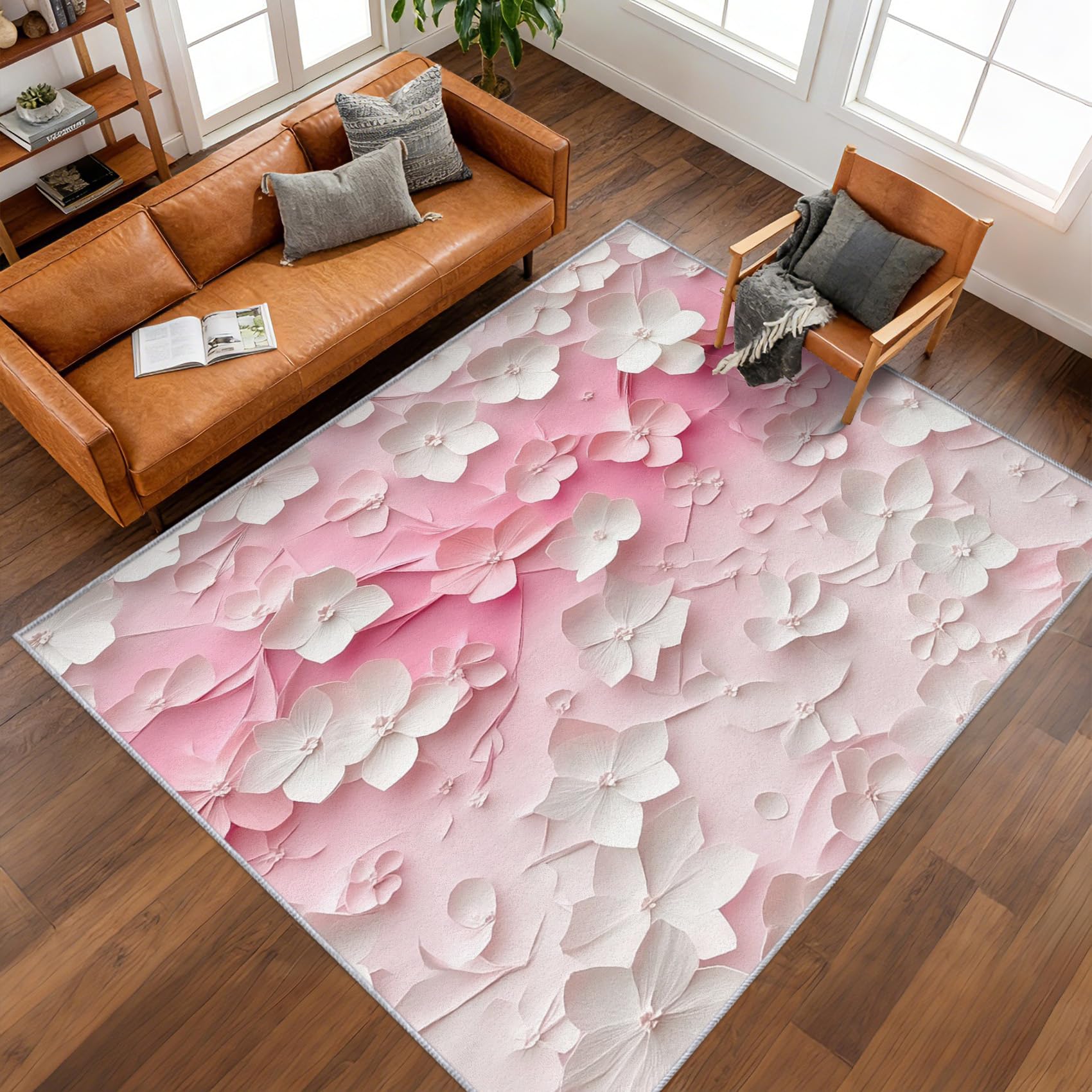 Générique Tapis Fleur 3D, 240x340 cm