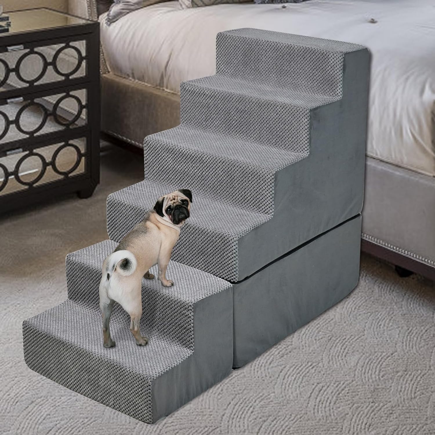 MALOROY Dog Stair Steps for High Beds 30 inches Tall, 33D