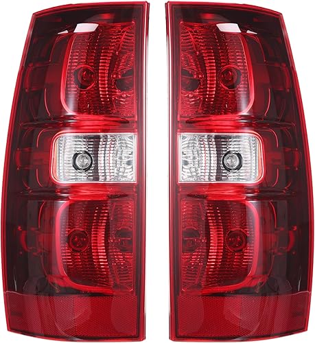 Miniatura 7 de Boine Luz trasera derecha del lado del pasajero compatible con Chevrolet Chevy Tahoe Suburban 1500 2500 2007-2014 luces traseras de carcasa de luz