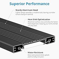 Vista 6 de NICREW C10 24/7 LED Aquarium Light for Plants, 48-60 Inches, Full Spectrum Fish Tank Light with Timer, Brightness Adjustable