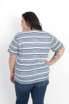 トップス manof STRIPE SHORT TOPS manof STRIPE SHORT TOPS
