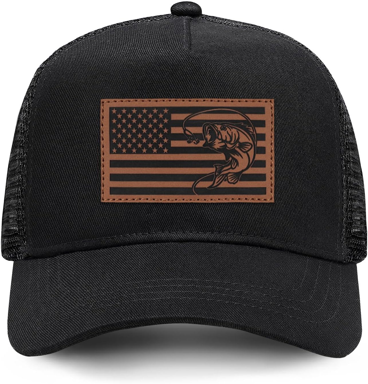 Fishing Gifts for Men American Flag Trucker Hat Mens Fathers Day Christmas Birthday Gifts Fishing Hat for Dad