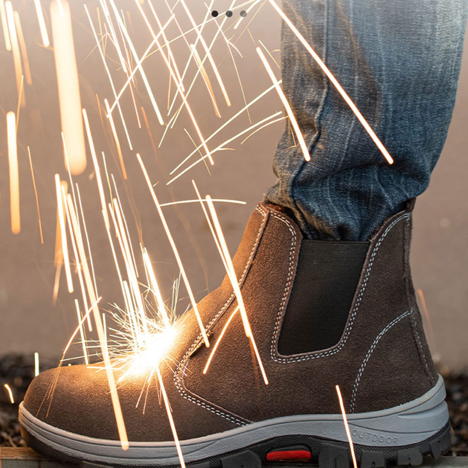 Veiligheidswerkschoenen met stalen neus Heren Schoenen Ademend Lichtgewicht veiligheidsschoenen Heren Dames Onverwoestbare werkschoenen Laarzen Anti-Smash Veiligheidslaarzen kopen vanaf een prijs van 29